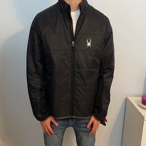 Spyder Glissade Black Full-zip Insulator Jacket